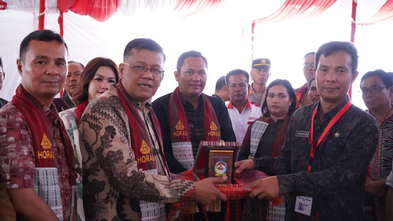 Desa Pangombusan Wakili Toba Lomba Desa Terbaik Tingkat Propinsi Sumut