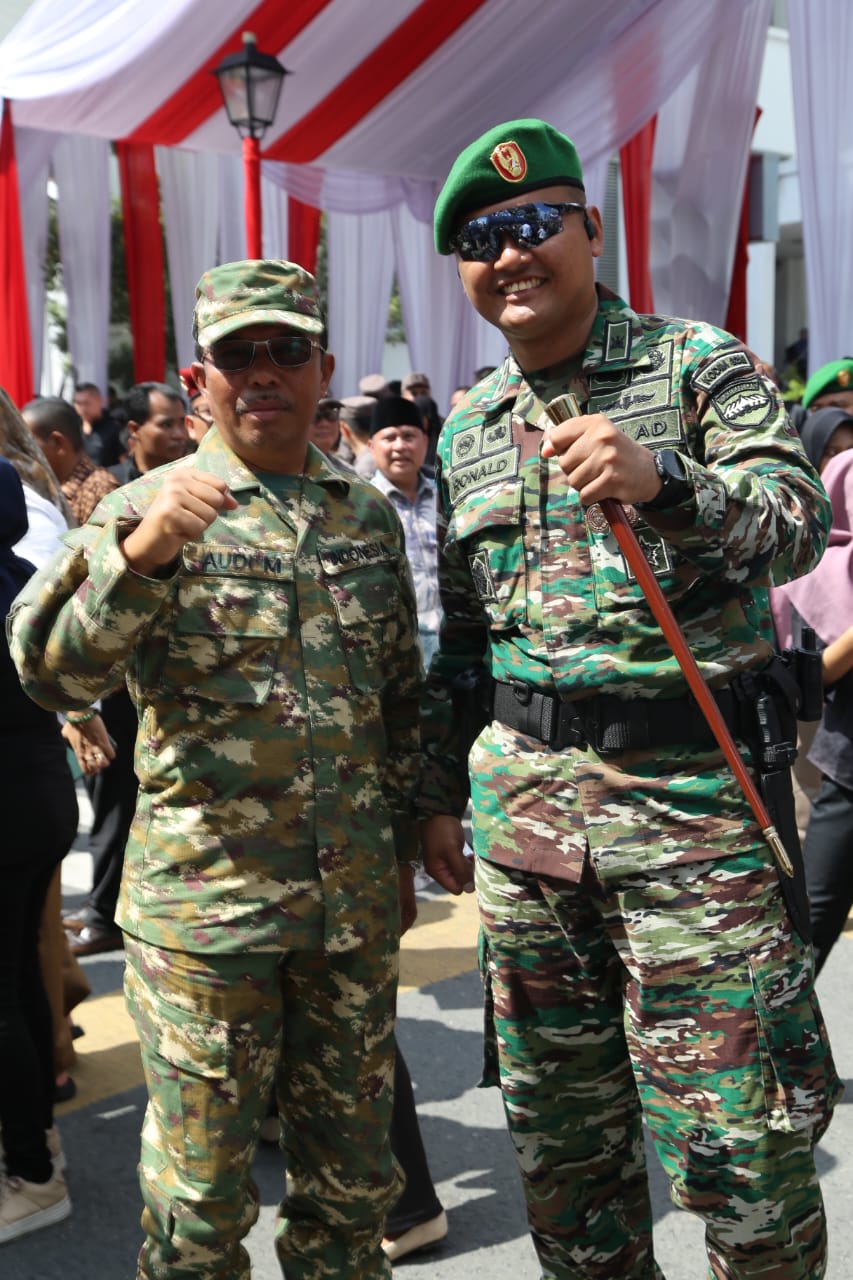 Wakil Bupati Toba Hadiri Upacara Puncak HUT Ke-80 TNI di Medan