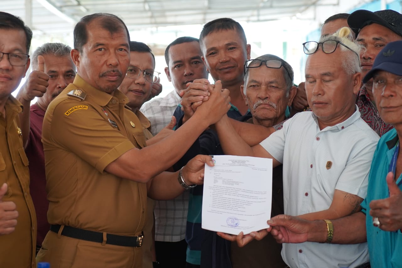 Warga Parparean Satu Serahkan Lahan Seluas 25.000 M² Kepada Pemerintah Untuk Bangun SMA Negeri