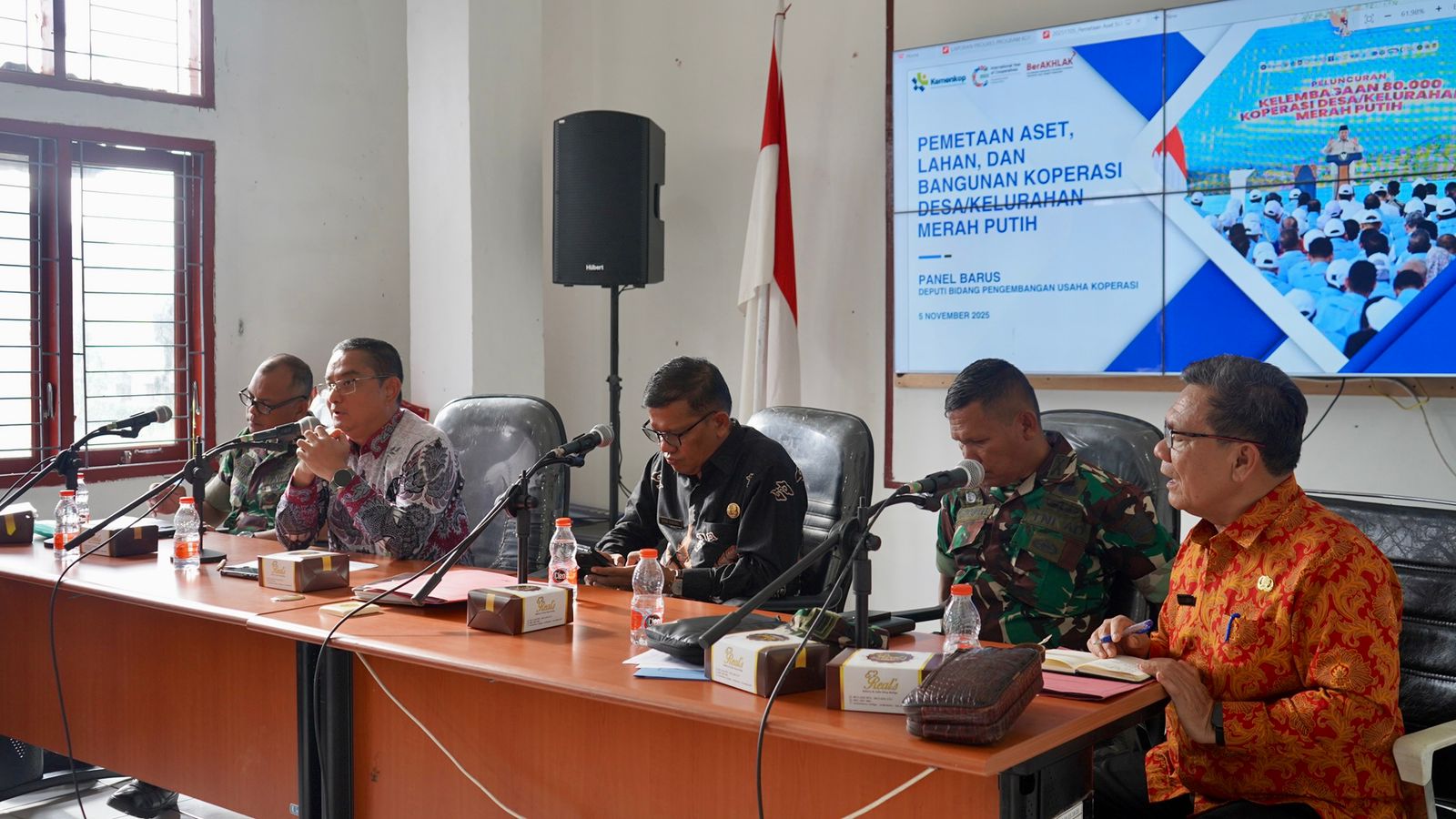 Kemenkop Bahas Pemetaan Aset dan Standarisasi Koperasi Desa/Kelurahan Merah Putih di Kabupaten Toba