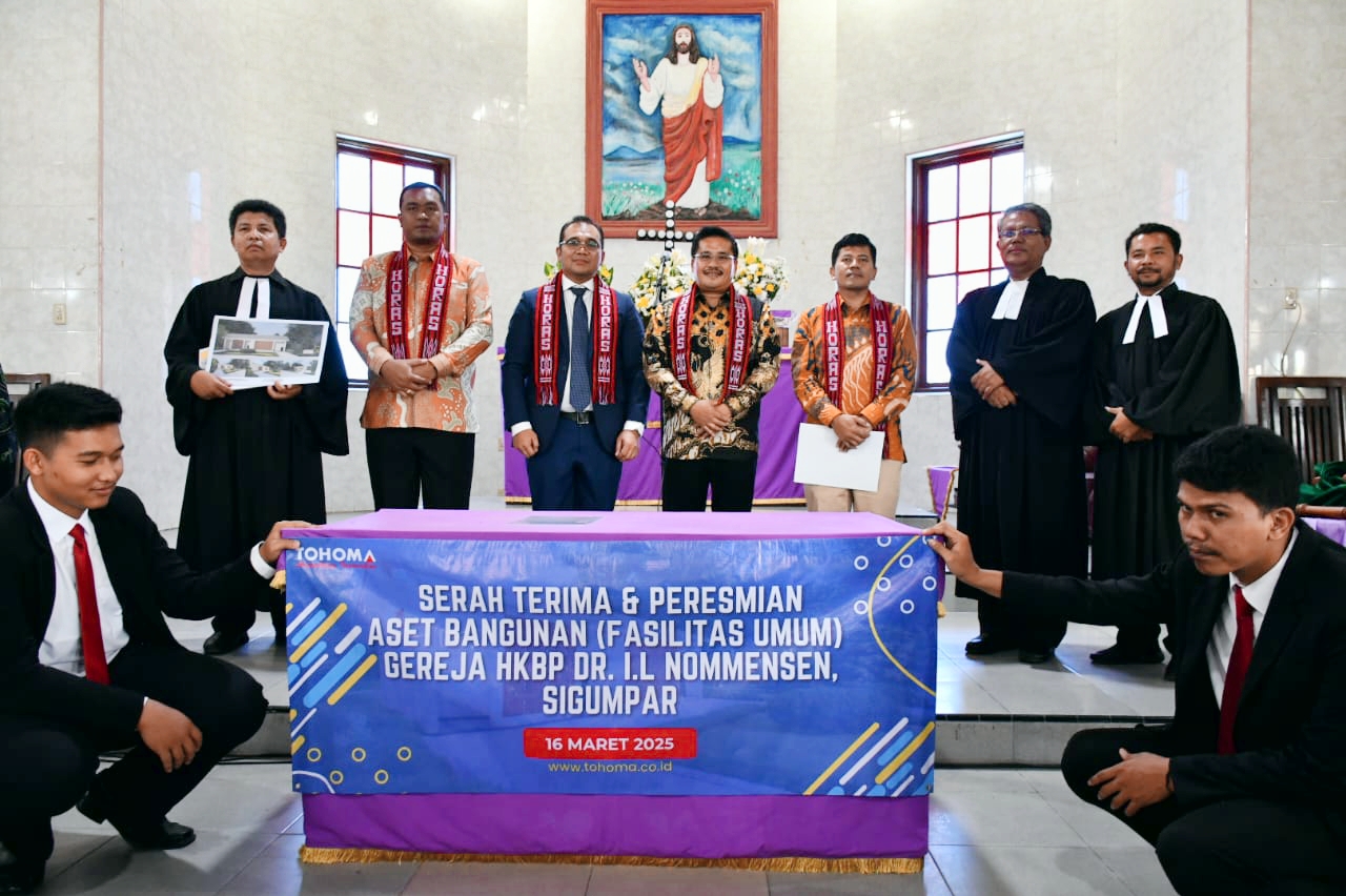 Bupati Toba Sampaikan Terima Kasih Atas Sumbangan Bangunan Untuk HKBP DR. IL. Nommensen Sigumpar