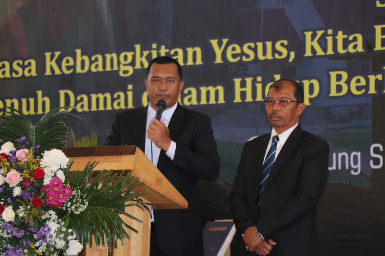 Paskah Raya HKBP Distrik IV Toba, Bupati Toba : Mari Sama-sama Hilangkan Sifat 'HOTEL