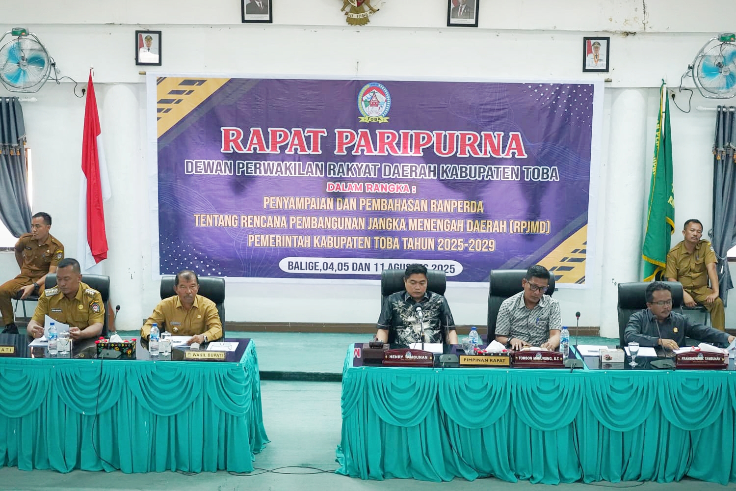 Paripurna Ranperda RPJMD 2025-2029,   Fraksi-Fraksi Sampaikan Masukan dan Saran