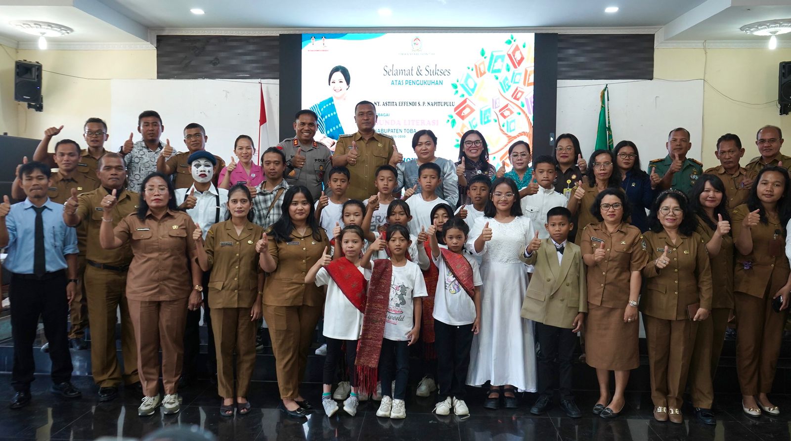 Ny. Astita Effendi S.P. Napitupulu Dikukuhkan Jadi Bunda Literasi, Tekankan Budaya Membaca Sejak Dini