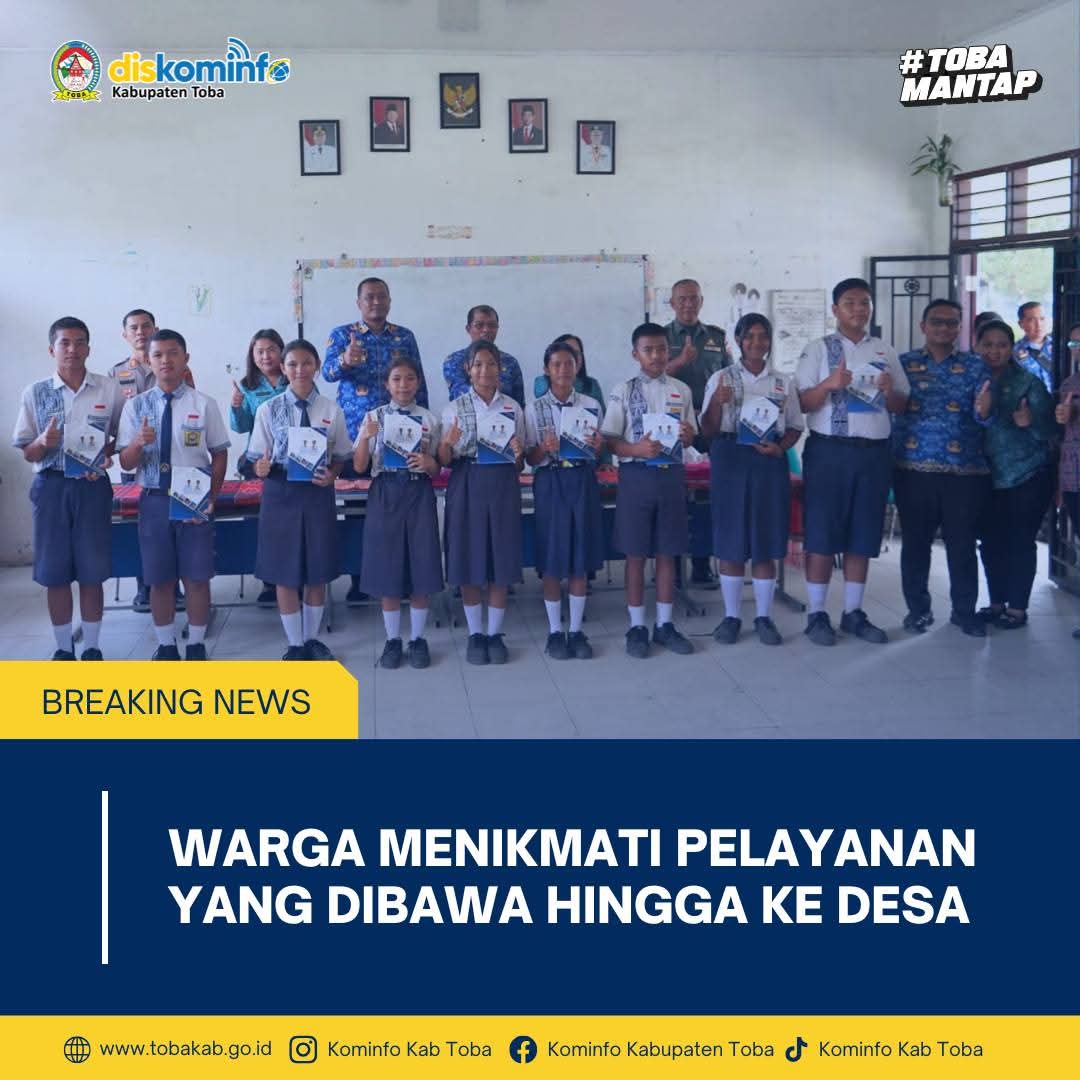 Warga Menikmati Pelayanan yang Dibawa Hingga ke Desa