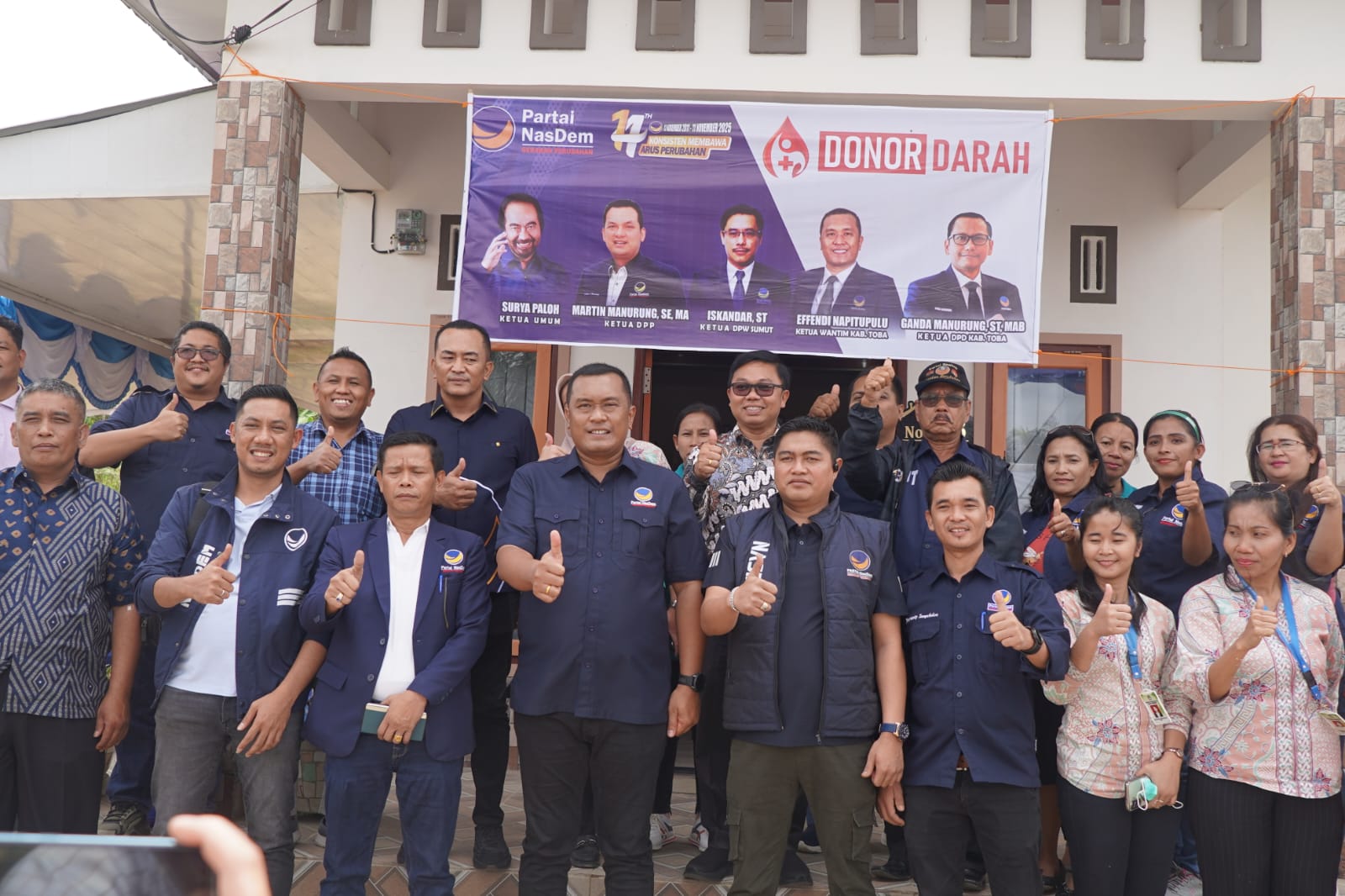 Berbagai Rangkaian Kegiatan Semarakkan HUT Nasdem ke-14 