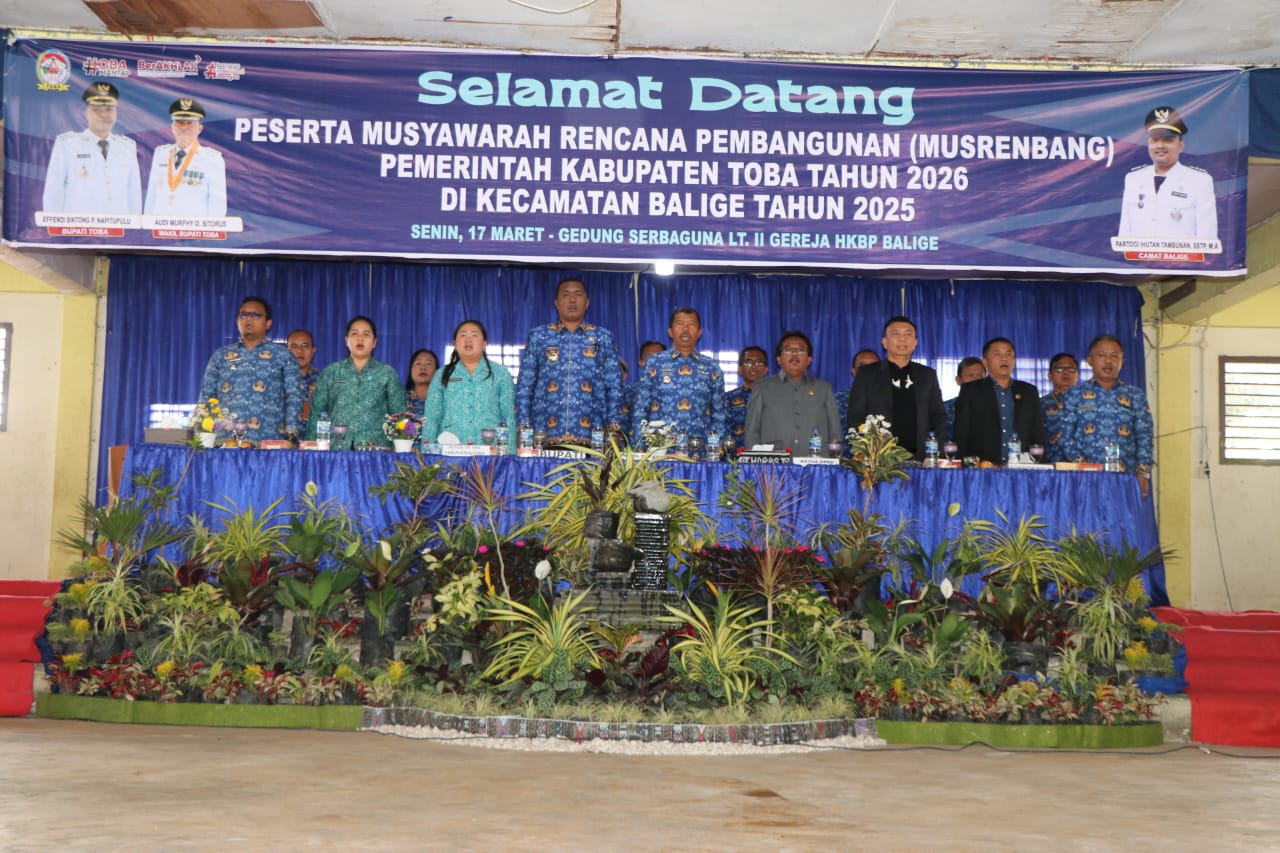 Musrenbang Kecamatan Balige, Banjir Kota Balige Jadi Prioritas