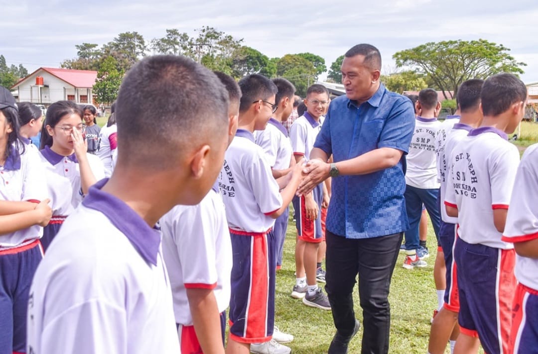 Tinjau Pelaksanaan Pelatihan Kesamaptaan dan Psikotes, Bupati Toba Gratiskan Biaya Seleksi 