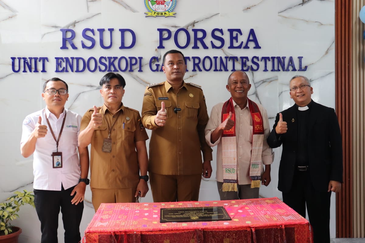 Bupati Toba Meresmikan Unit Endoskopi Gastrointestinal RSUD  Porsea