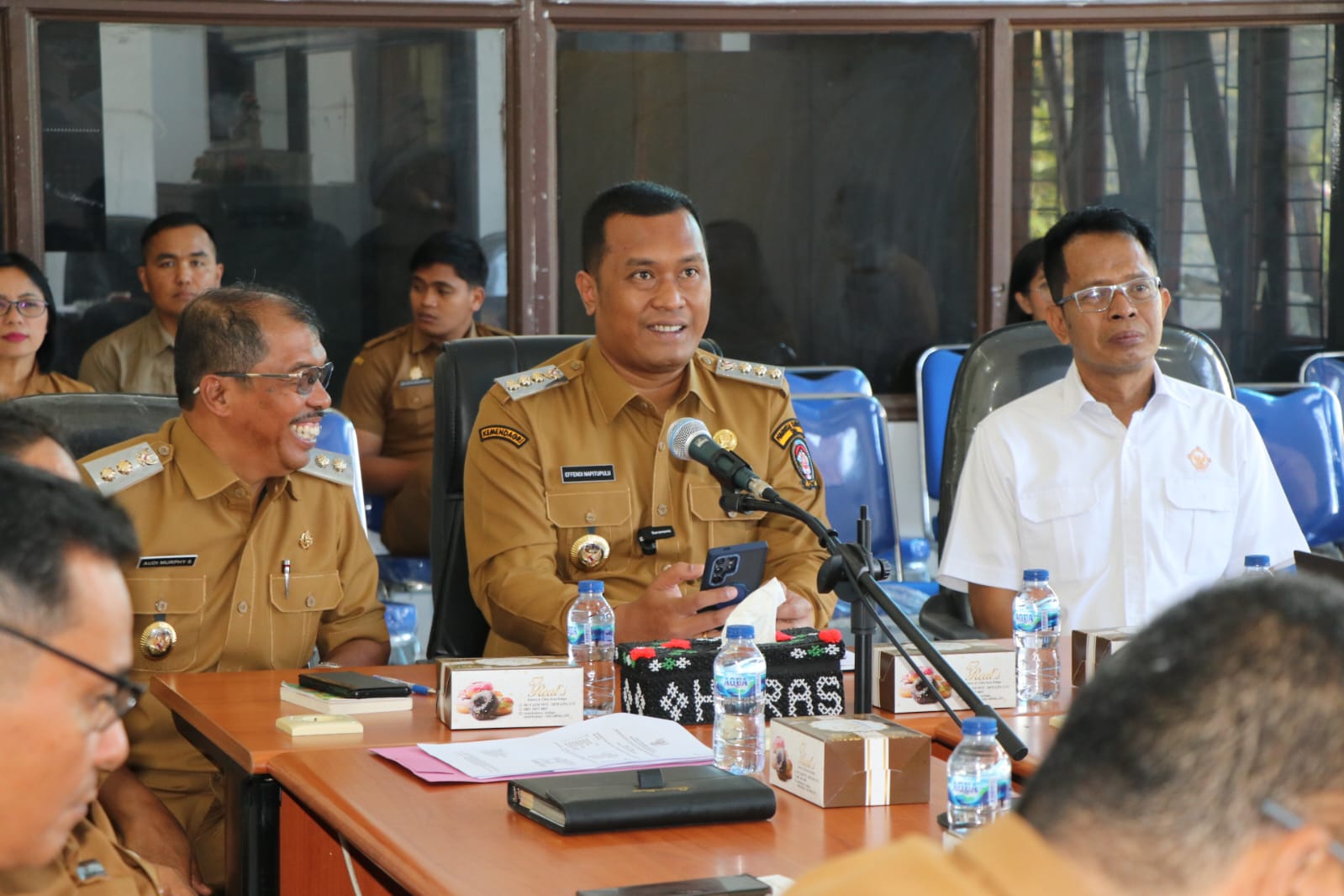Untuk Entry Meeting Serentak BPK, Wakil Bupati Toba Minta OPD Berikan Informasi Detail