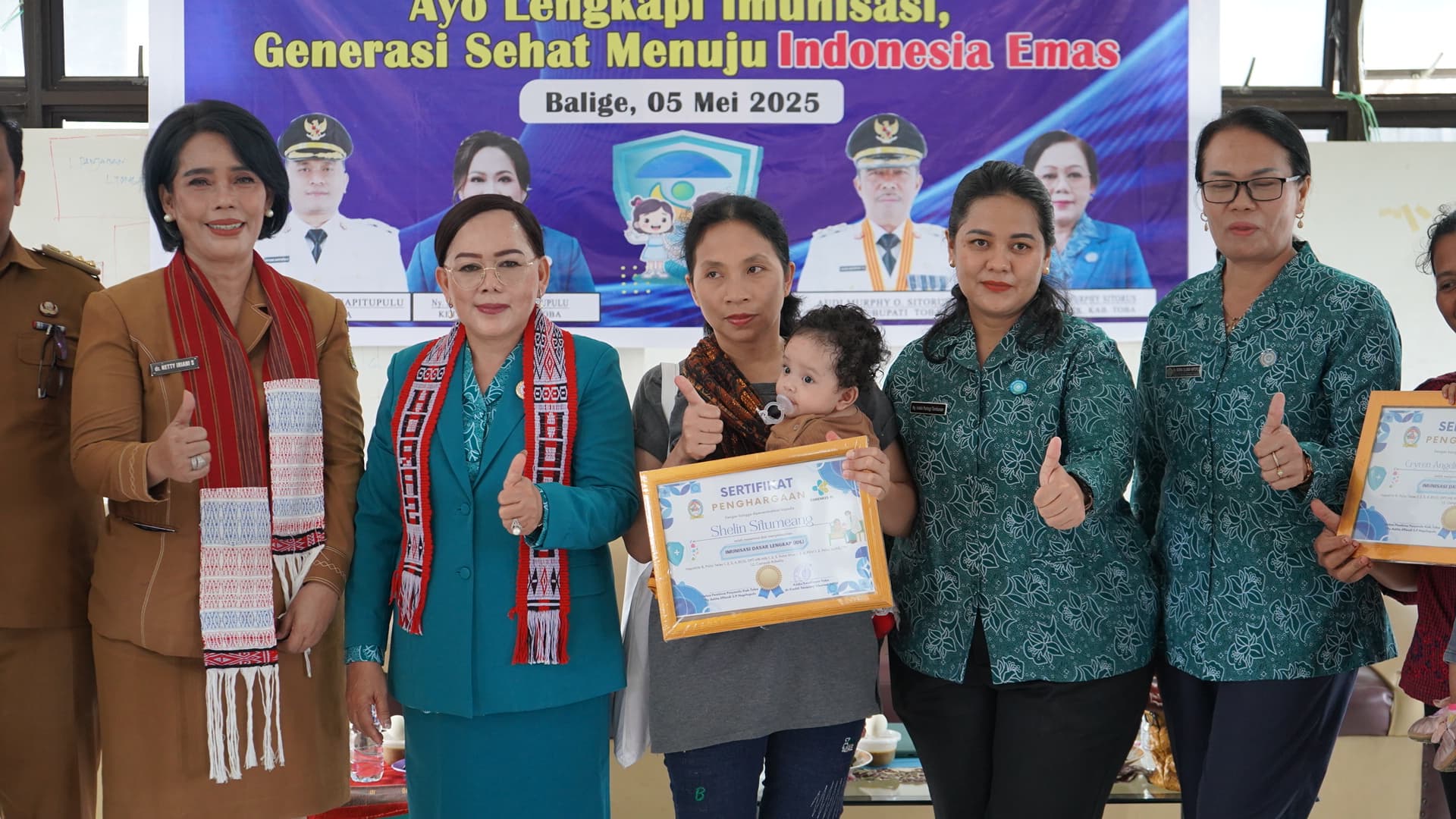 Puncak Pekan Imunisasi Dunia Tingkat Kabupaten Toba,Semua Anak Harus Mendapatkan Imunisasi 