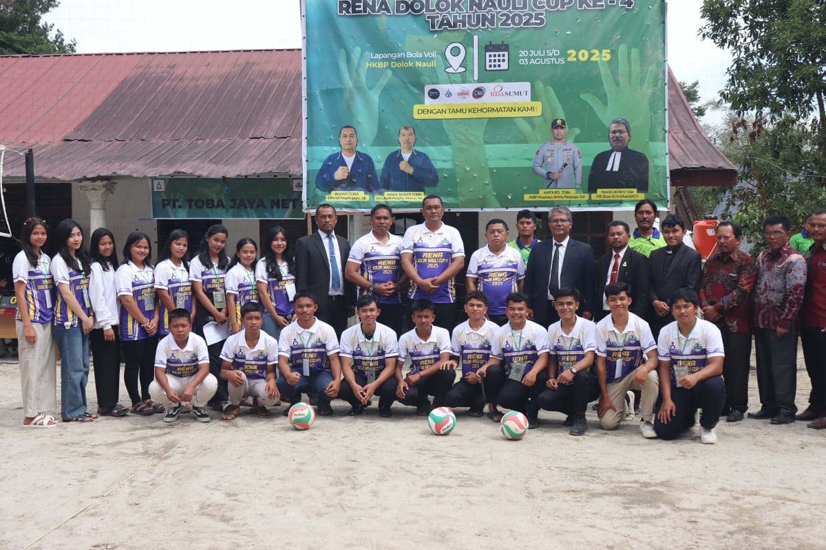 Bupati Toba Apresiasi Turnamen Volley Rena Dolok Nauli Cup Ke-IV Tahun 2025