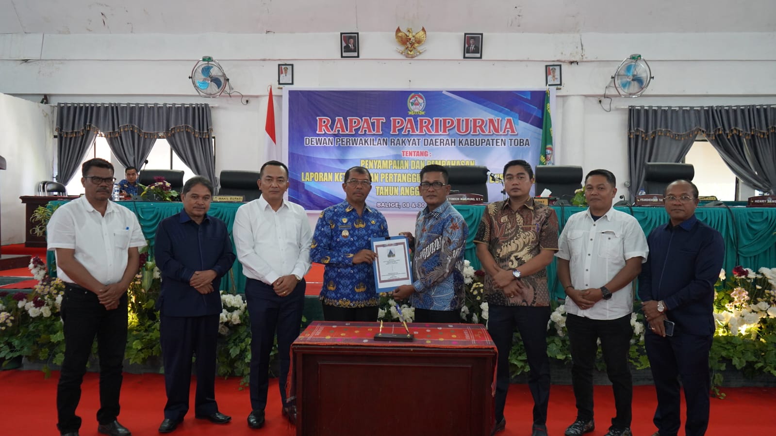 Rekomendasi DPRD jadi Masukan, Evaluasi dan Motivasi bagi Pemkab Toba