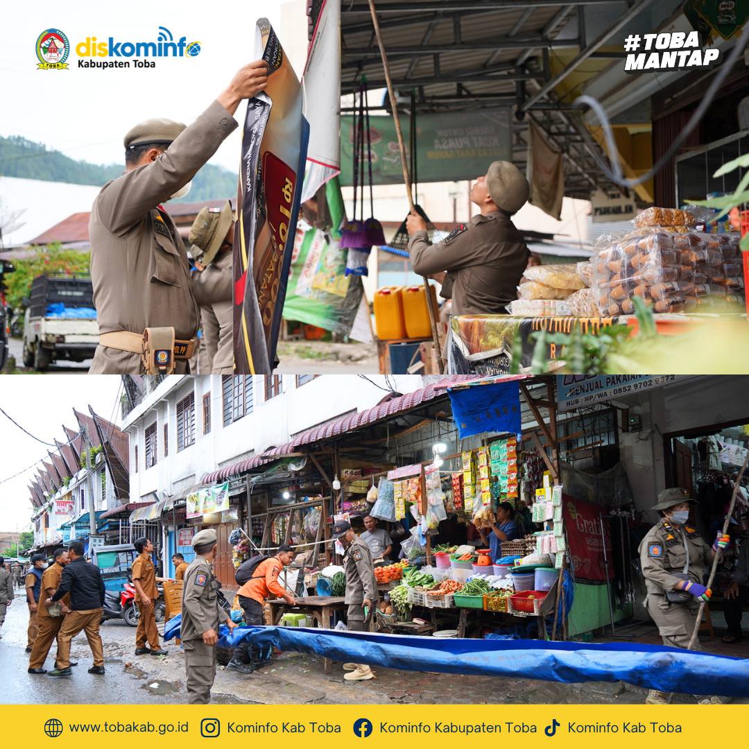 Pemkab Toba Tinjau Penataan Pasar Balige, Fokus pada Ketertiban dan Pengembalian Fungsi Jalan