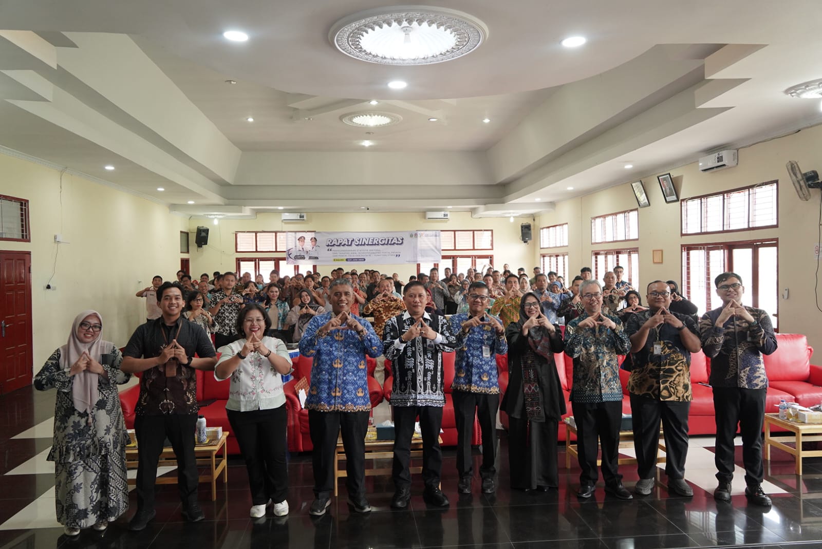 Toba Jadi Tuan Rumah Rapat Sinergitas Statistik Sektoral se-Sumut