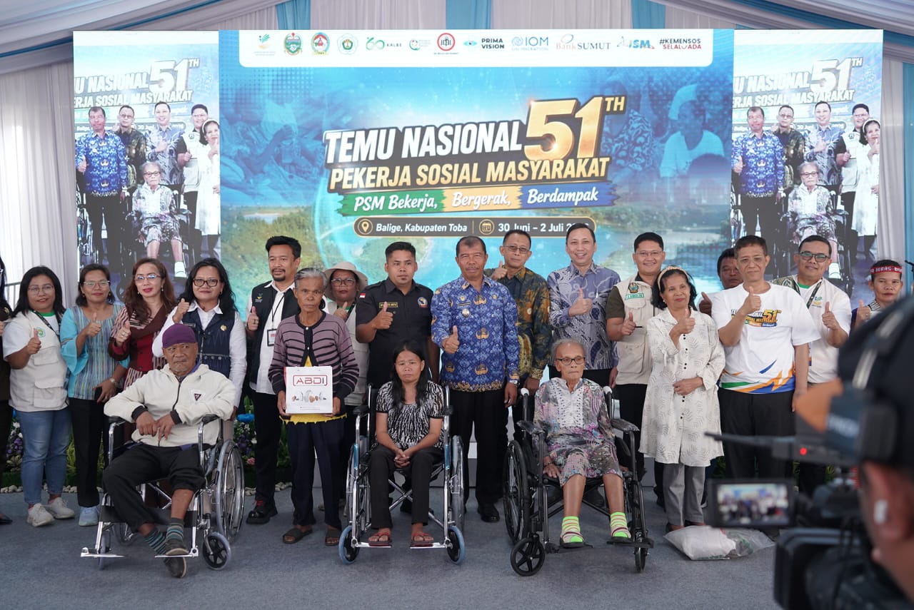 Temu Nasional 51 Tahun Pekerja Sosial Masyarakat Digelar Di Toba
